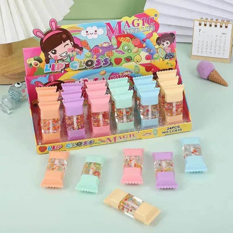 Six Color Fruit Candy Transparent Moisturizing Lip Oil