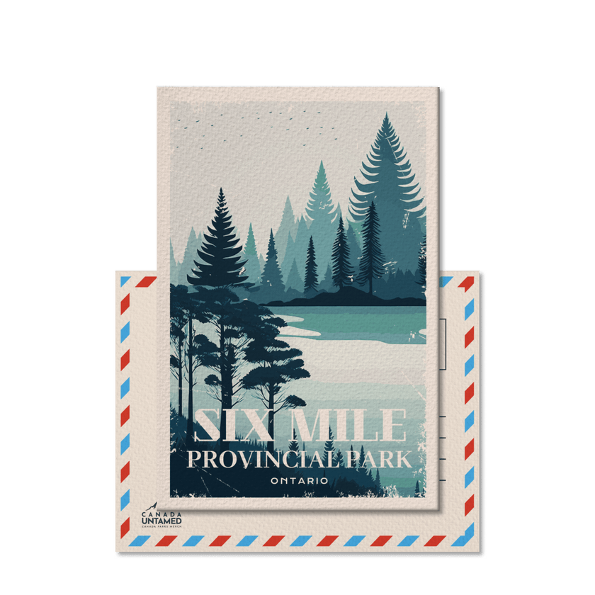 Six Mile Ontario Provincial Park Postcard, Canada Parks