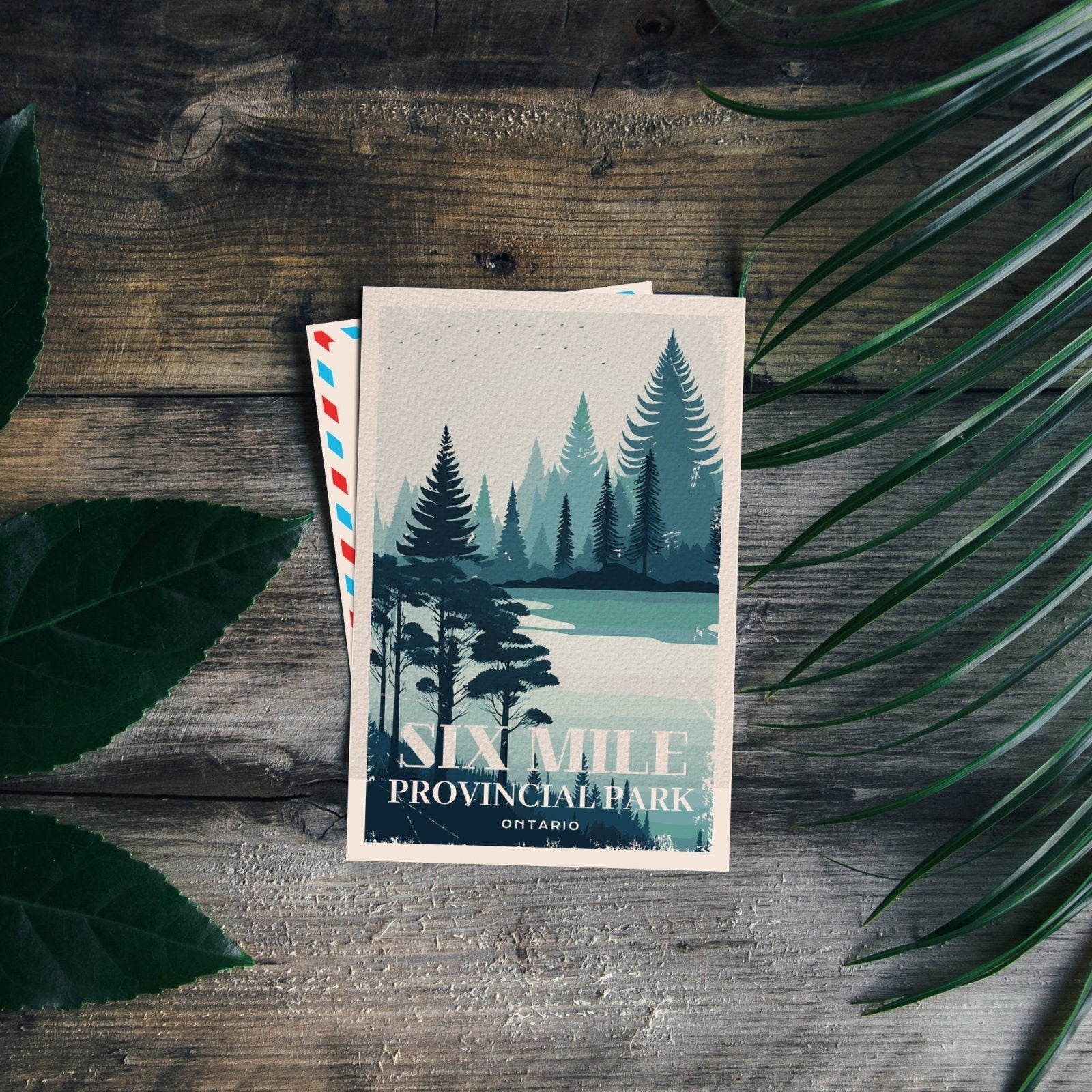Six Mile Ontario Provincial Park Postcard, Canada Parks
