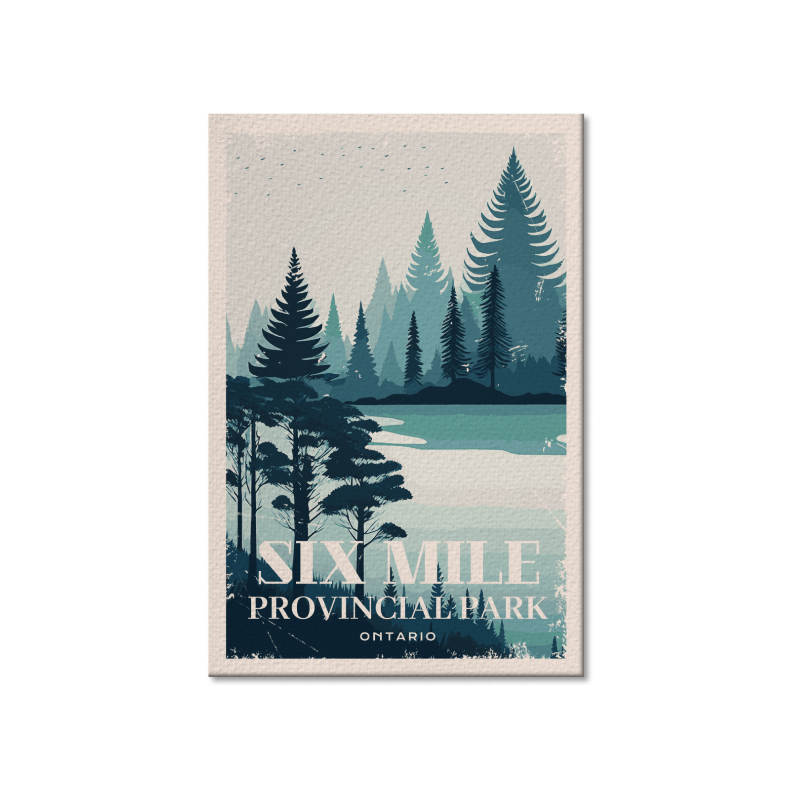 Six Mile Ontario Provincial Park Postcard, Canada Parks