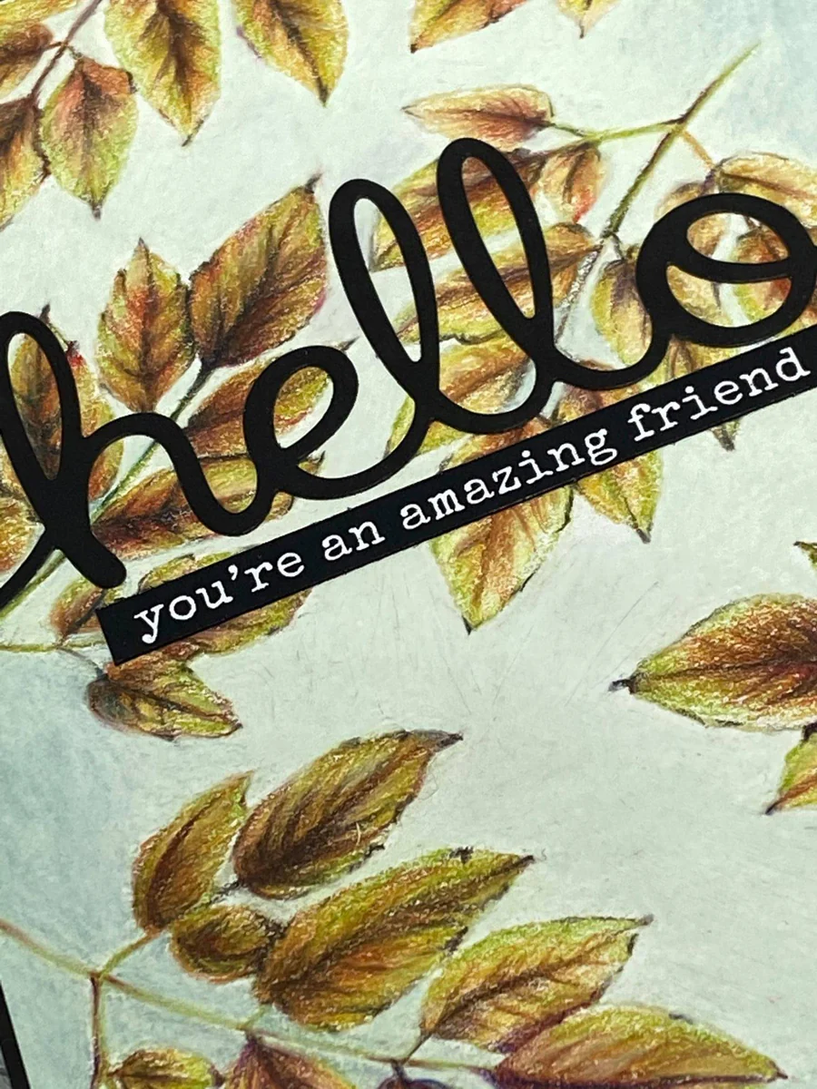 Sketchy Floral - Hello 4x6