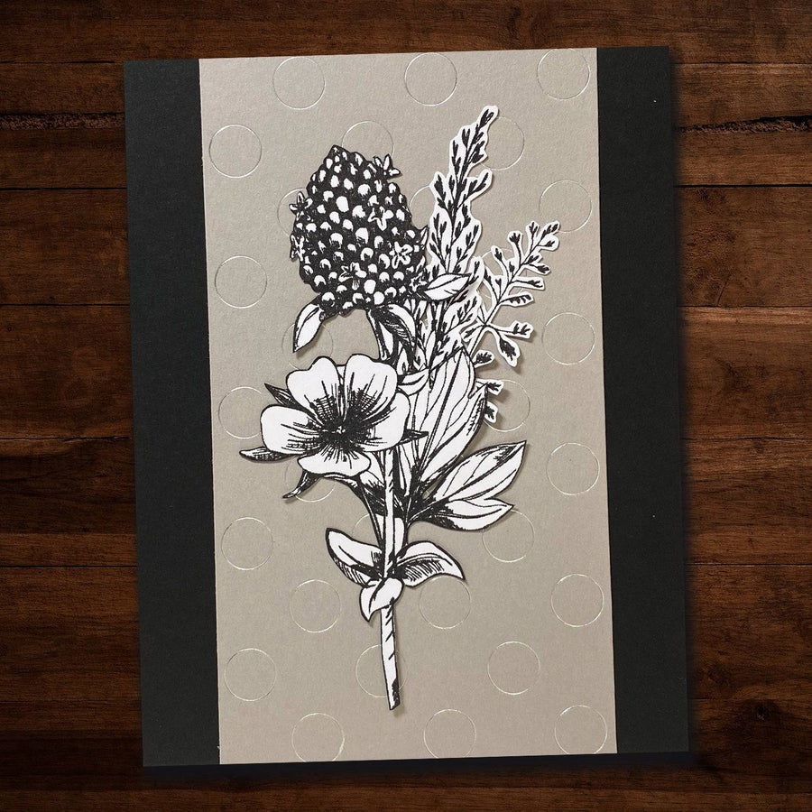 Sketchy Floral - Hello 4x6