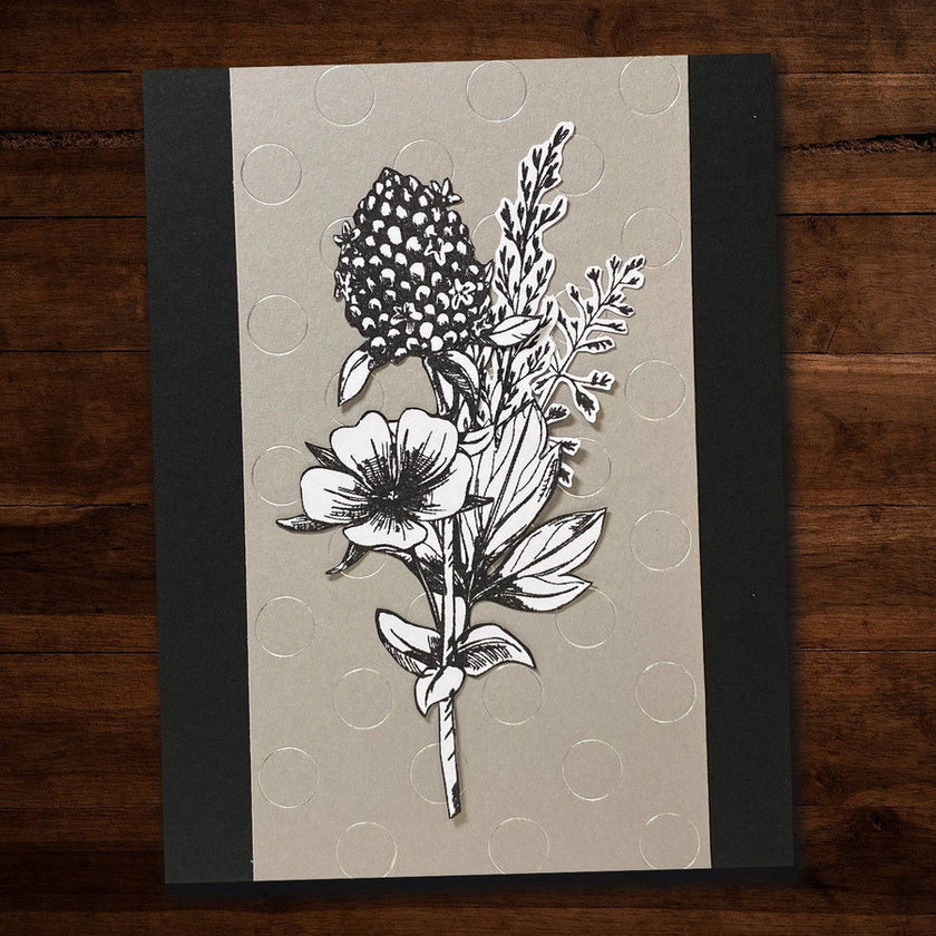 Sketchy Floral - Hello 4x6