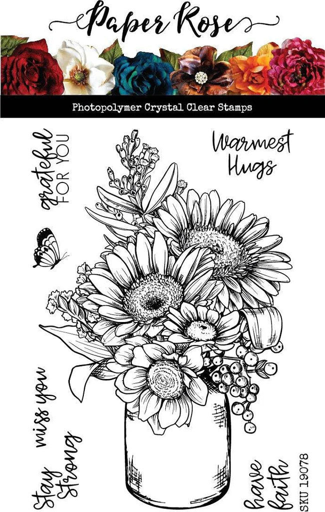 Sketchy Floral - Handpicked Bouquet 4x6