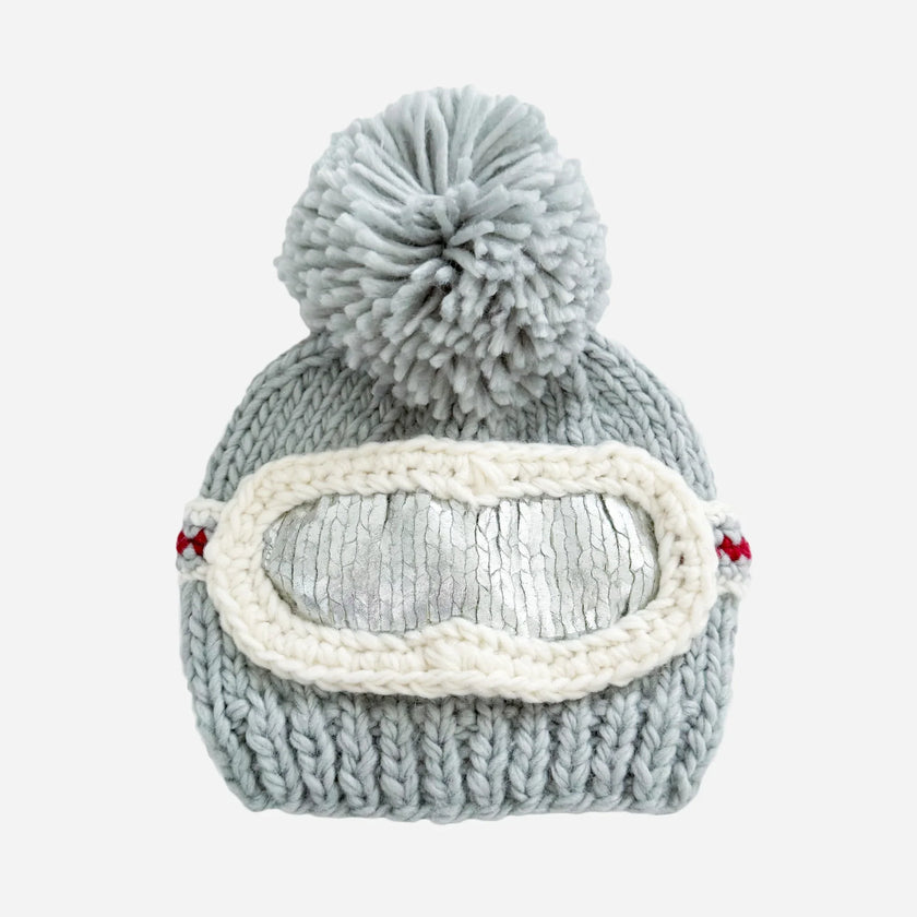 Ski Goggles Beanie | Bowie Grey | The Blueberry Hill