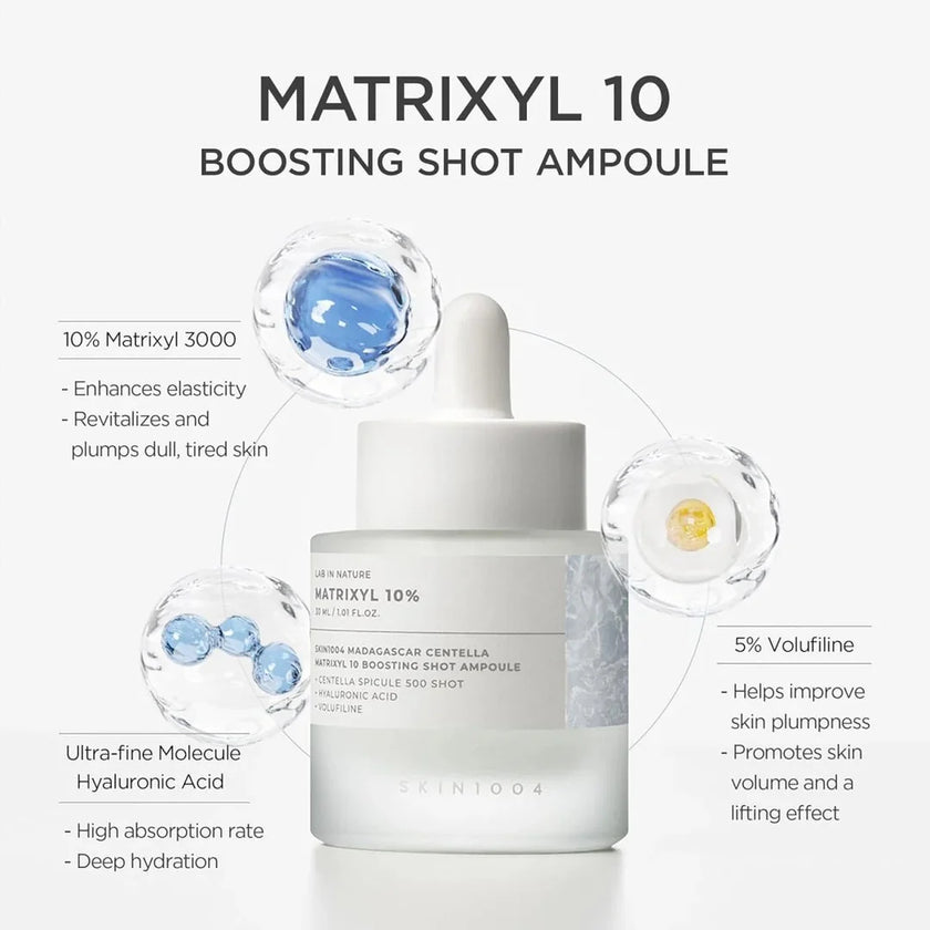 SKIN1004 Madagascar Centella Matrixyl 10 Boosting Shot Ampoule 30ml