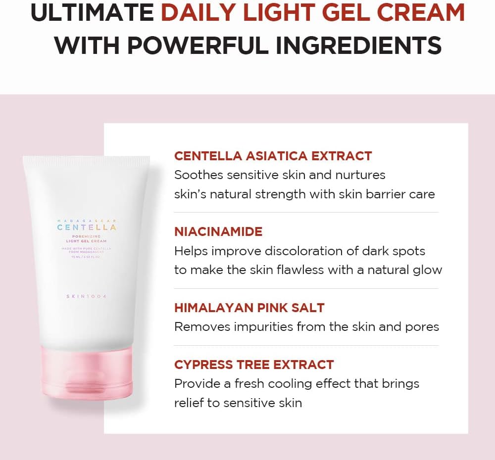 SKIN1004 Madagascar Centella Poremizing Light Gel Cream 75ml