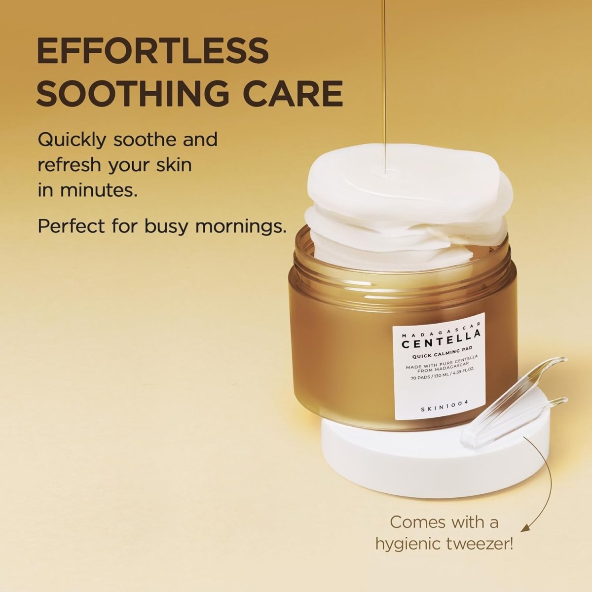 SKIN1004 Madagascar Centella Quick Calming Pad 130ml / 70pads