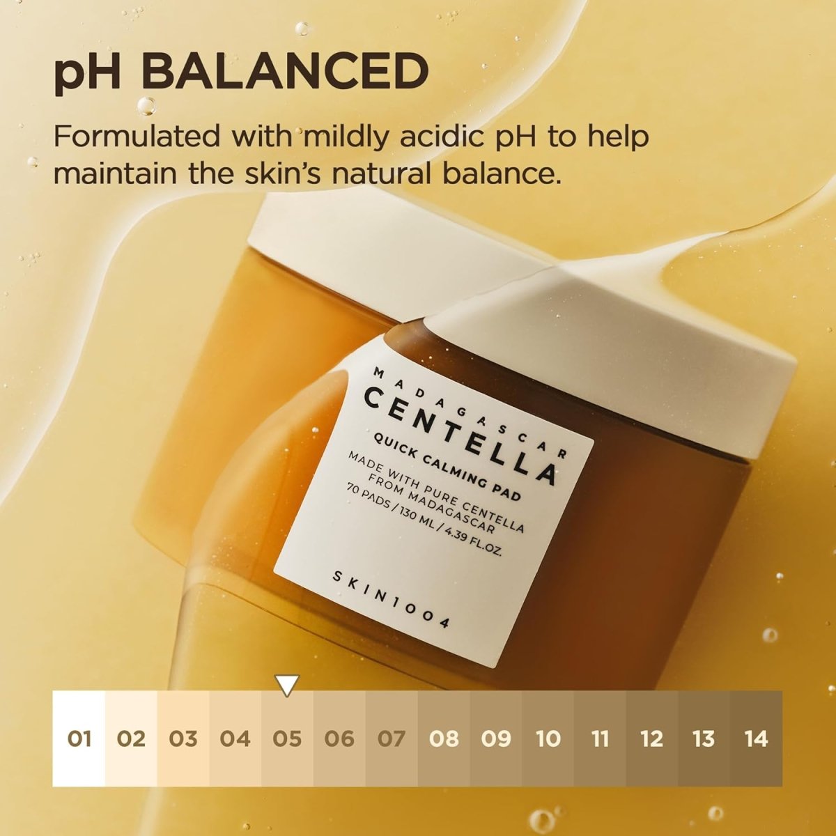 SKIN1004 Madagascar Centella Quick Calming Pad 130ml / 70pads