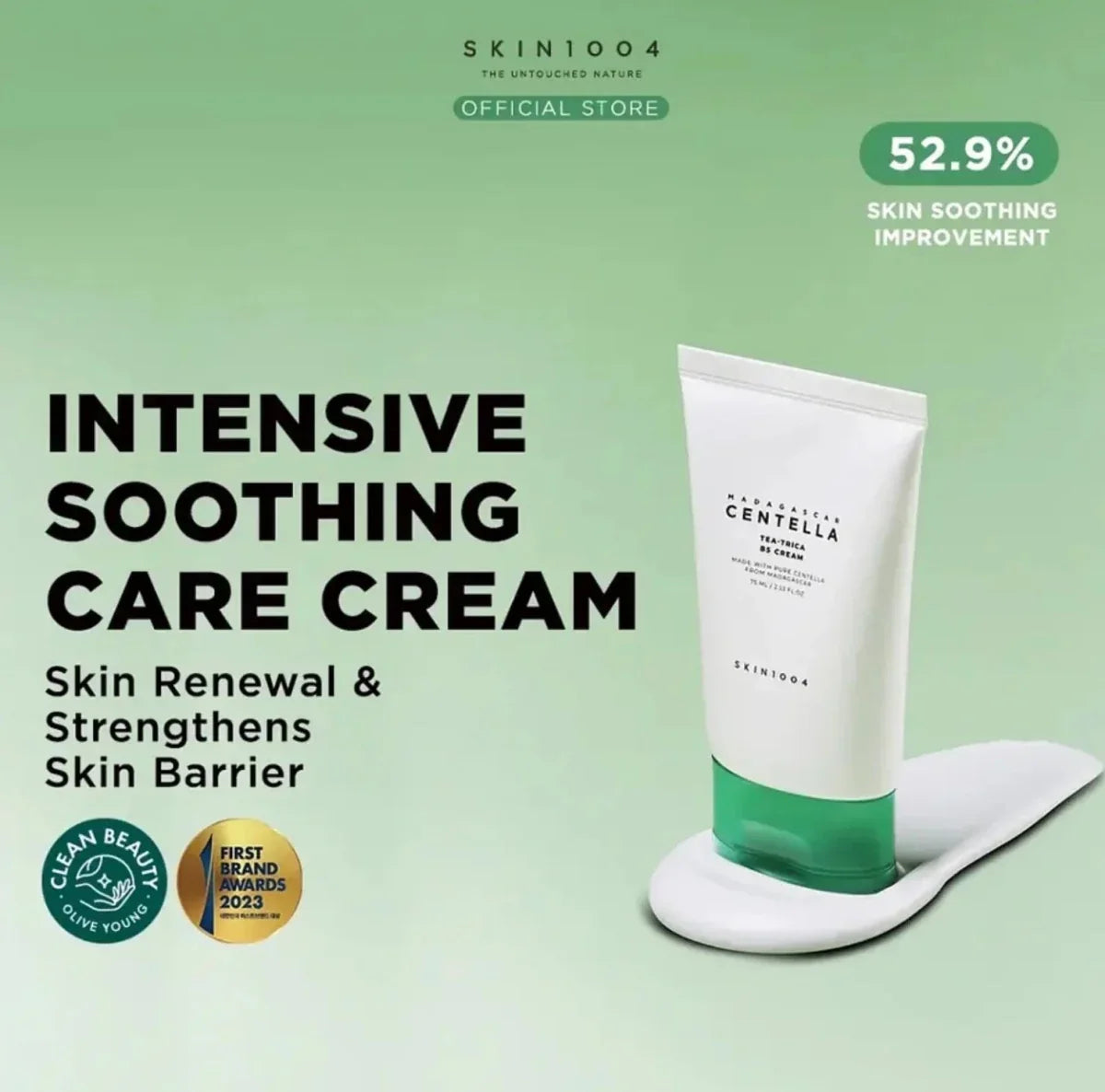 SKIN1004 Madagascar Centella Tea-Trica B5 Cream 75ml