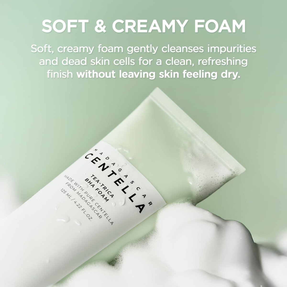 SKIN1004 Madagascar Centella Tea-Trica BHA Foam 125ml