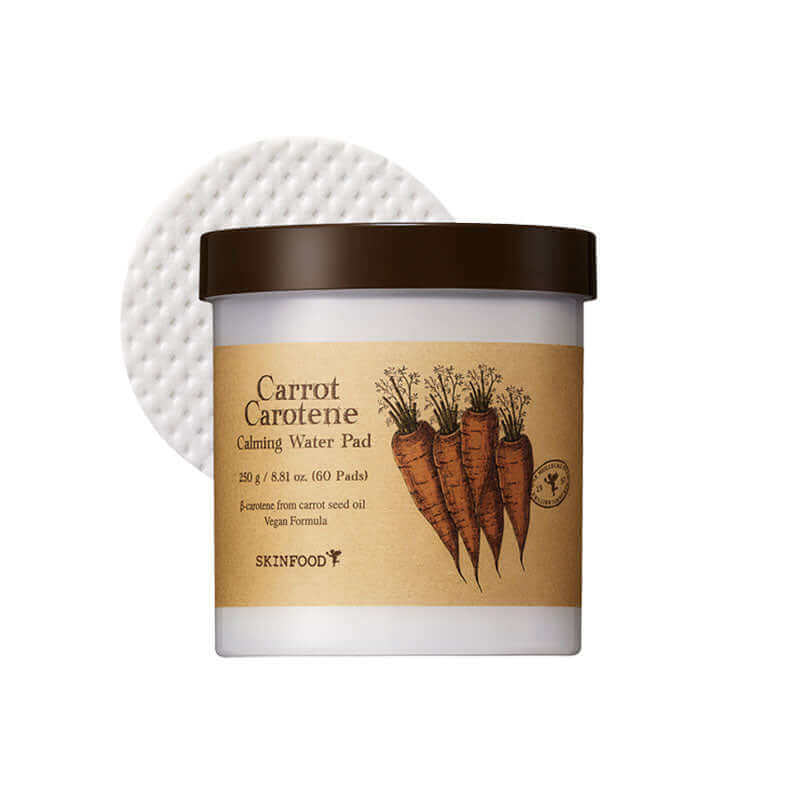 SKINFOOD Carrot Carotene Calming Water Pad 250ml / 60pads