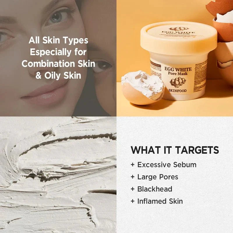 Skinfood Egg White Pore Mask 125g