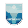 Sleeping Giant Ontario Provincial Park Waterproof Vinyl Sticker, Canada Parks