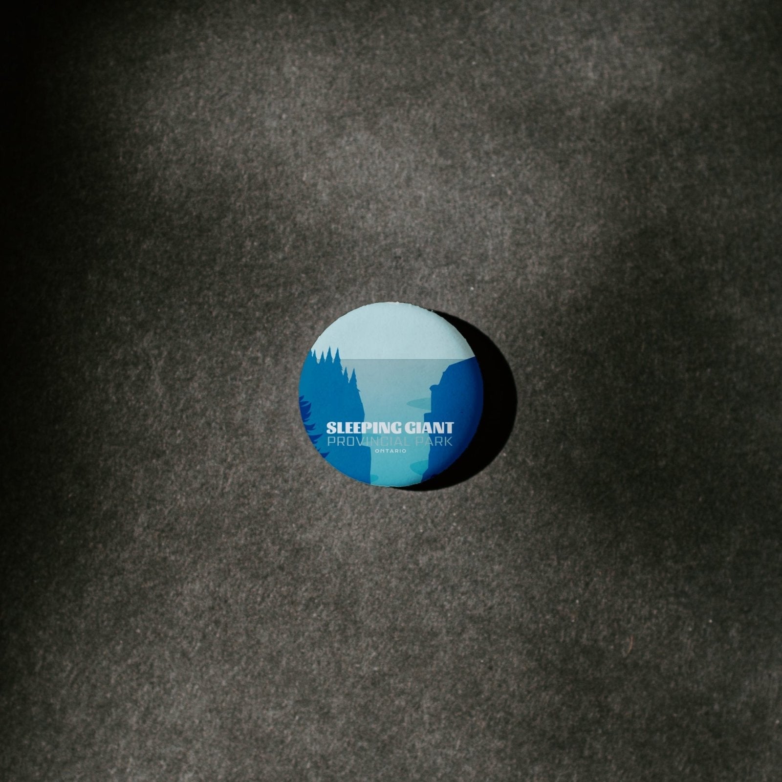 Sleeping Giant Provincial Park of Ontario Pinback Button, Canada Parks