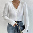 Women's Slim Fit Long Sleeve Shirt – White