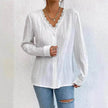 Women's Slim Fit Long Sleeve Shirt – White