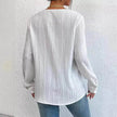 Women's Slim Fit Long Sleeve Shirt – White