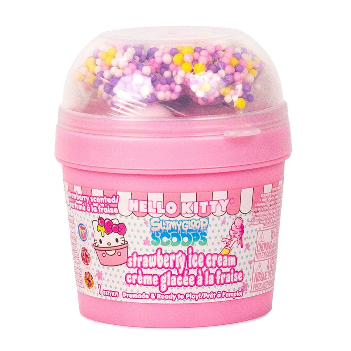 SLIMYGLOOP Scoops Hello Kitty Strawberry Ice Cream Slime