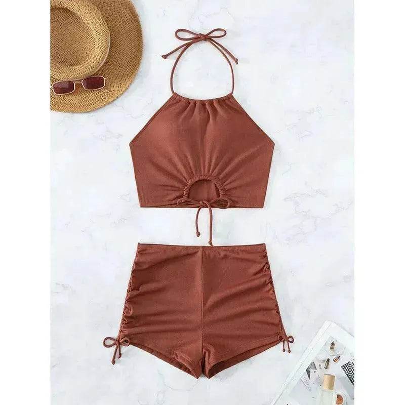 Sling Split Swimsuit Women's Boxer