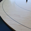 The Crokinole Canada Board (No Branding / With Checkerboard) - Tournament Board Game Set - Meets NCA Standards