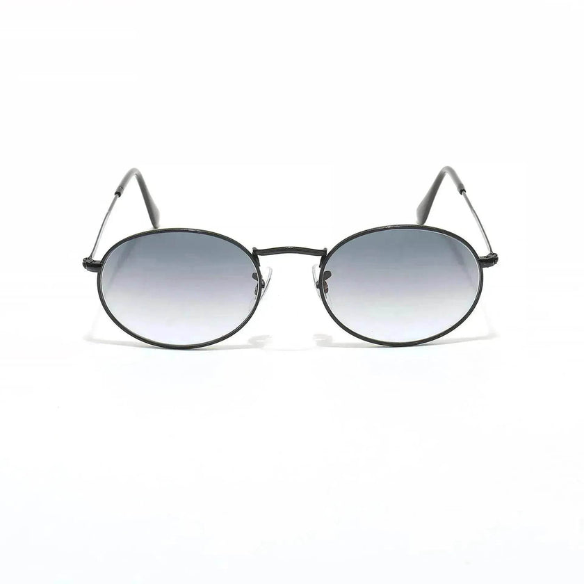 Small Oval Frame Retro Sunglasses – Metal Frame