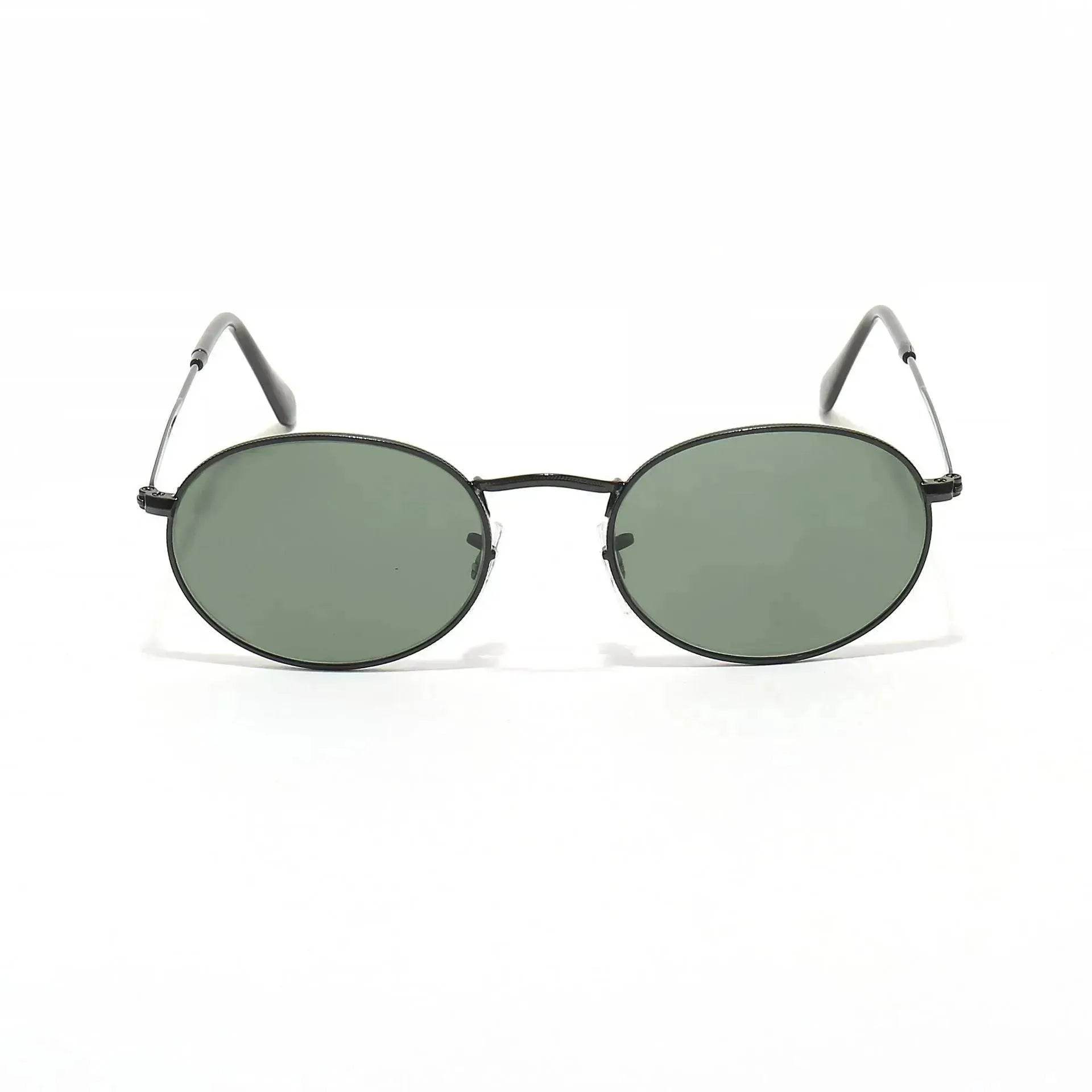 Small Oval Frame Retro Sunglasses – Metal Frame