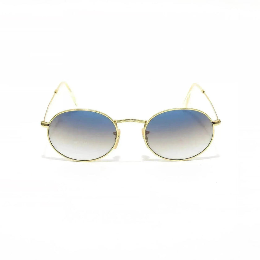Small Oval Frame Retro Sunglasses – Metal Frame