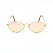 Small Oval Frame Retro Sunglasses – Metal Frame