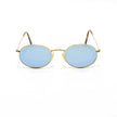 Small Oval Frame Retro Sunglasses – Metal Frame