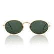 Small Oval Frame Retro Sunglasses – Metal Frame