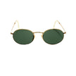 Small Oval Frame Retro Sunglasses – Metal Frame