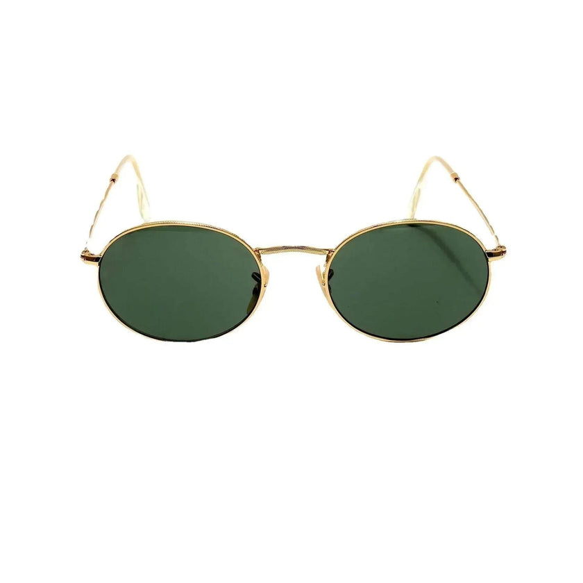 Small Oval Frame Retro Sunglasses – Metal Frame