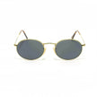 Small Oval Frame Retro Sunglasses – Metal Frame