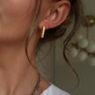 Small Ray Ribbed 2.0 Earrings - Gold