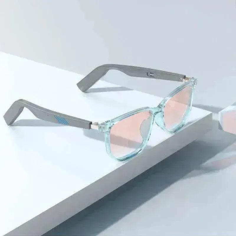 Smart Glasses with Bluetooth Call- Eye Protection Anti-blue - Bluetooth Headset Cross-border M-H02 Bluetooth Call Sunglasses