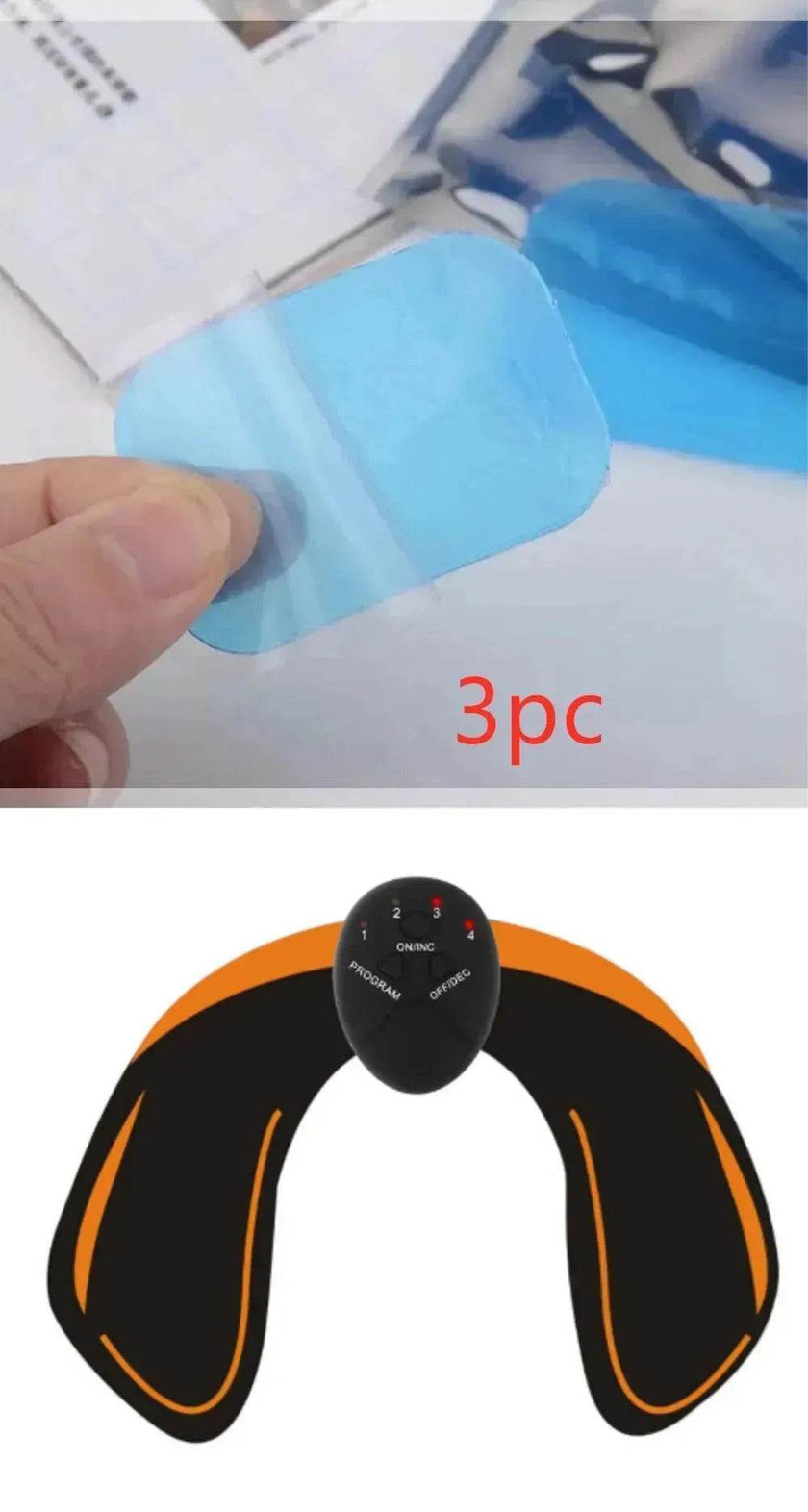 EMS Muscle Stimulator Patch System – Smart Rechargeable Abdominal, Hip & Shoulder Muscle Toning Device