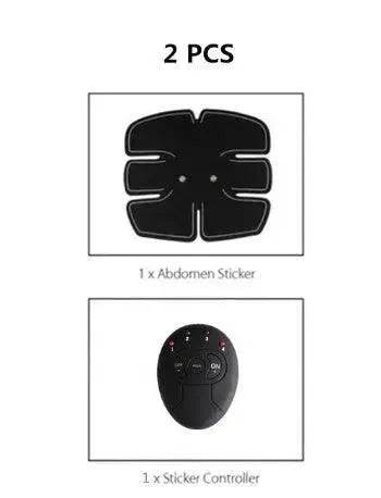 EMS Muscle Stimulator Patch System – Smart Rechargeable Abdominal, Hip & Shoulder Muscle Toning Device