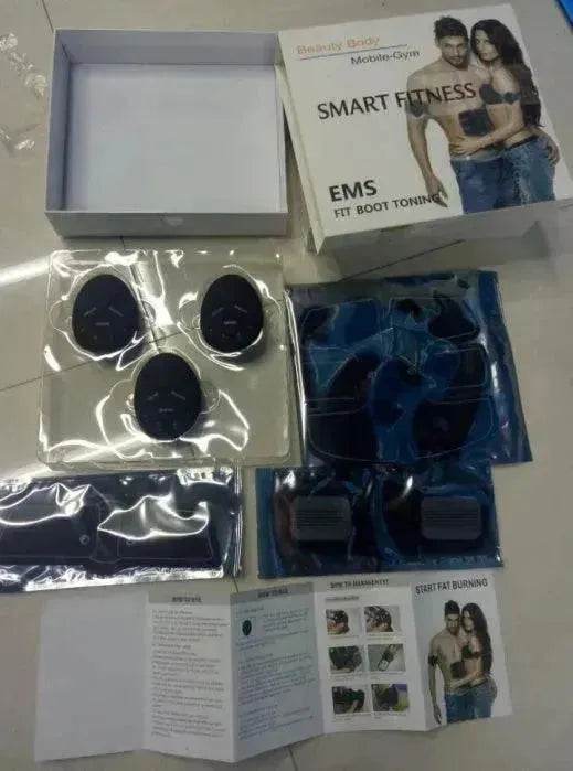 EMS Muscle Stimulator Patch System – Smart Rechargeable Abdominal, Hip & Shoulder Muscle Toning Device