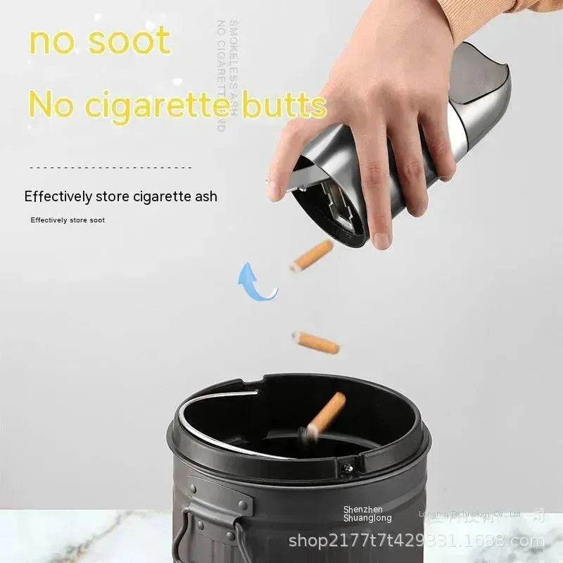 Smart Smoke Handheld Vintage  Cigar Ashtray Air Purifier Small Car Wireless Dual Use In Car And Home