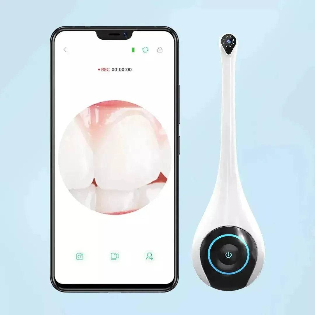 Smart Visual Dental Mirror Endoscope Smart Can Take Pictures Dentist Tool 1080P HD Camera Link Bluetooth Compatible with Android IOS