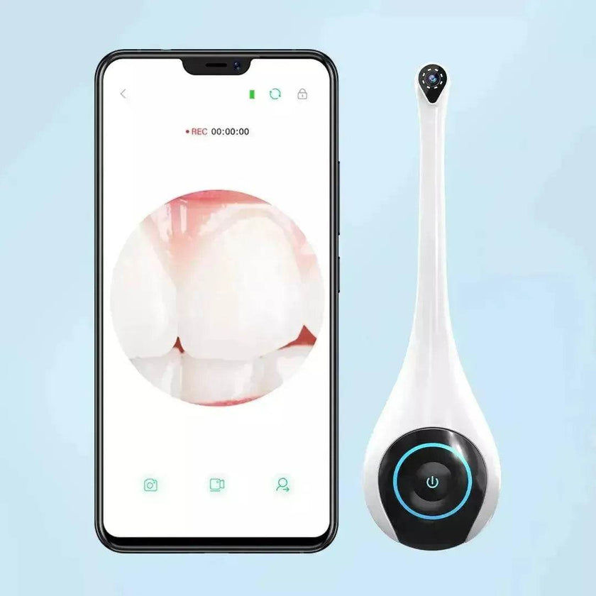 Smart Visual Dental Mirror Endoscope Smart Can Take Pictures Dentist Tool 1080P HD Camera Link Bluetooth Compatible with Android IOS