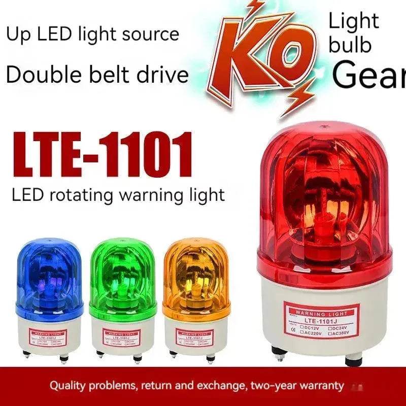 Smart Warning Light LTE-1101J Sound And Light Alarm Rotation for Factories, Workshops, Machine tools, Security rooms, and Traffics.