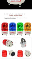 Smart Warning Light LTE-1101J Sound And Light Alarm Rotation for Factories, Workshops, Machine tools, Security rooms, and Traffics.