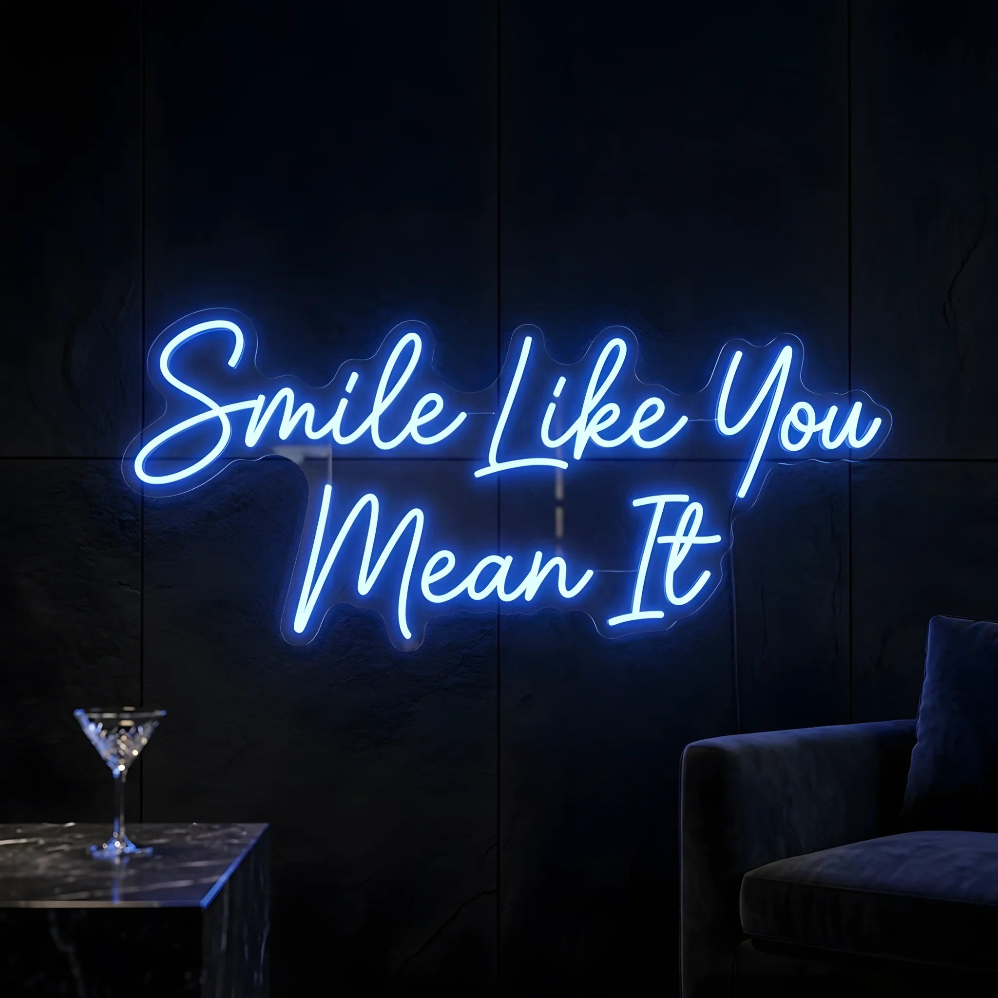 Smile Like You Mean It Neon Sign