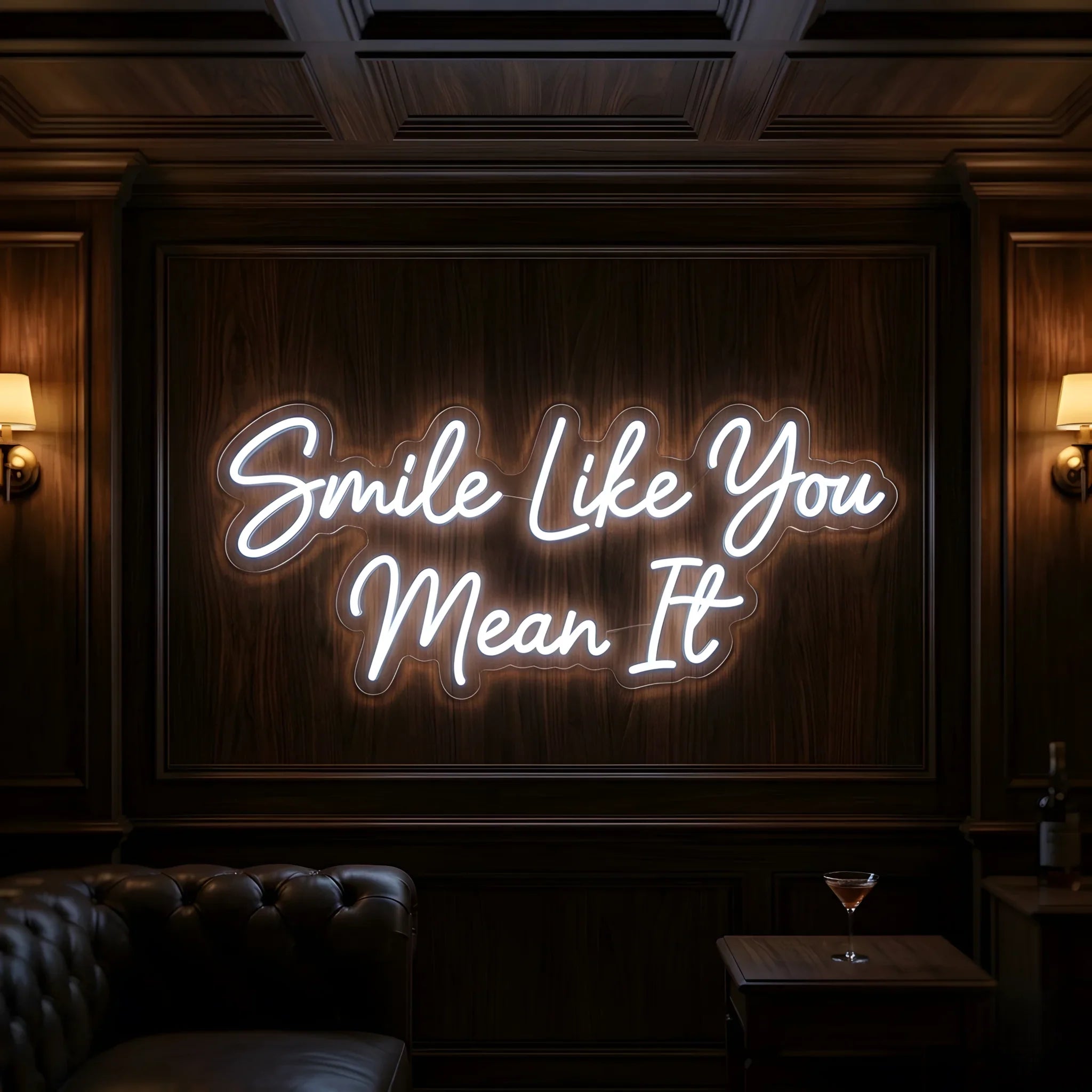 Smile Like You Mean It Neon Sign