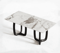 Smoky Black Ash Wood Dining Table