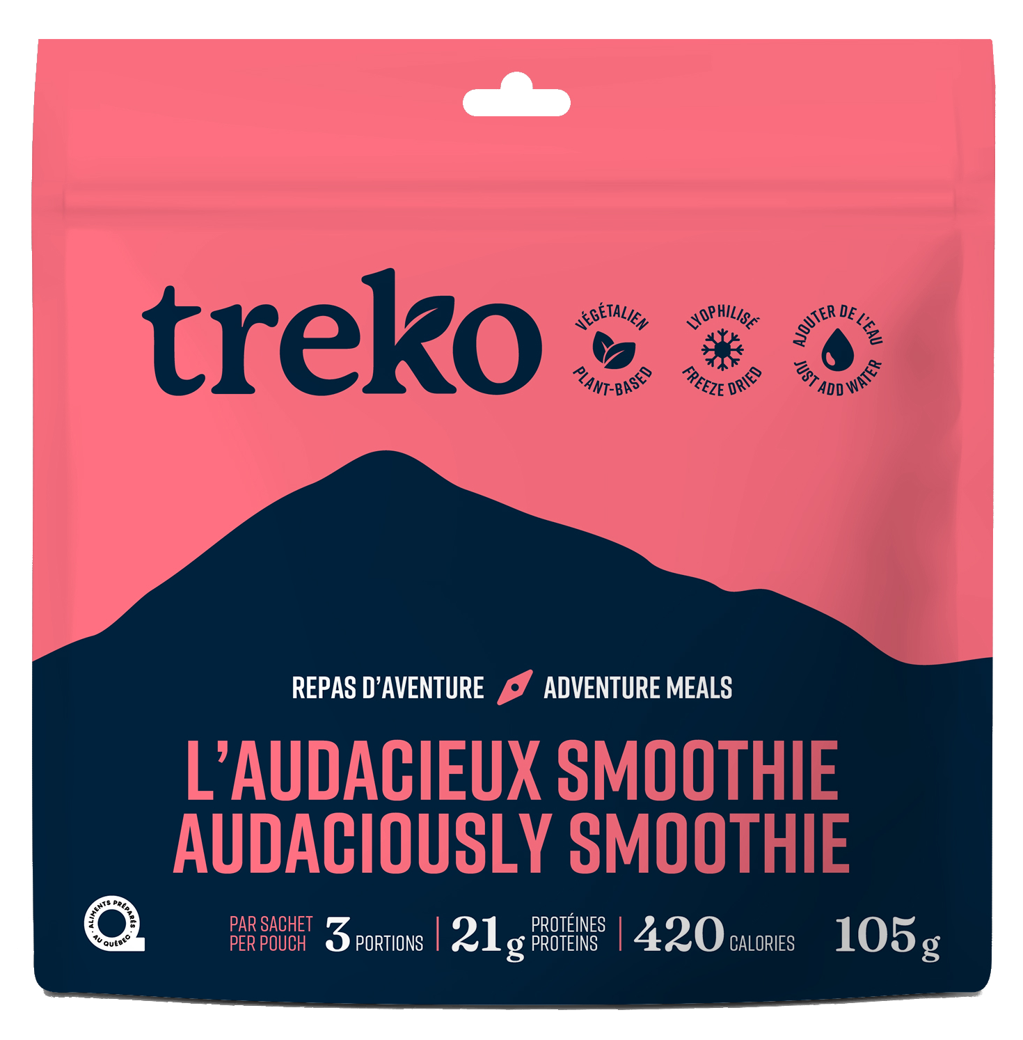 L’audacieux smoothie - 3 portions par sachet