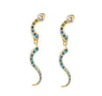 Snake-shaped Detachable Stud Earrings for Women