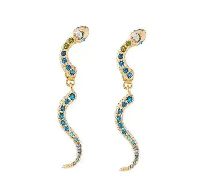 Snake-shaped Detachable Stud Earrings for Women